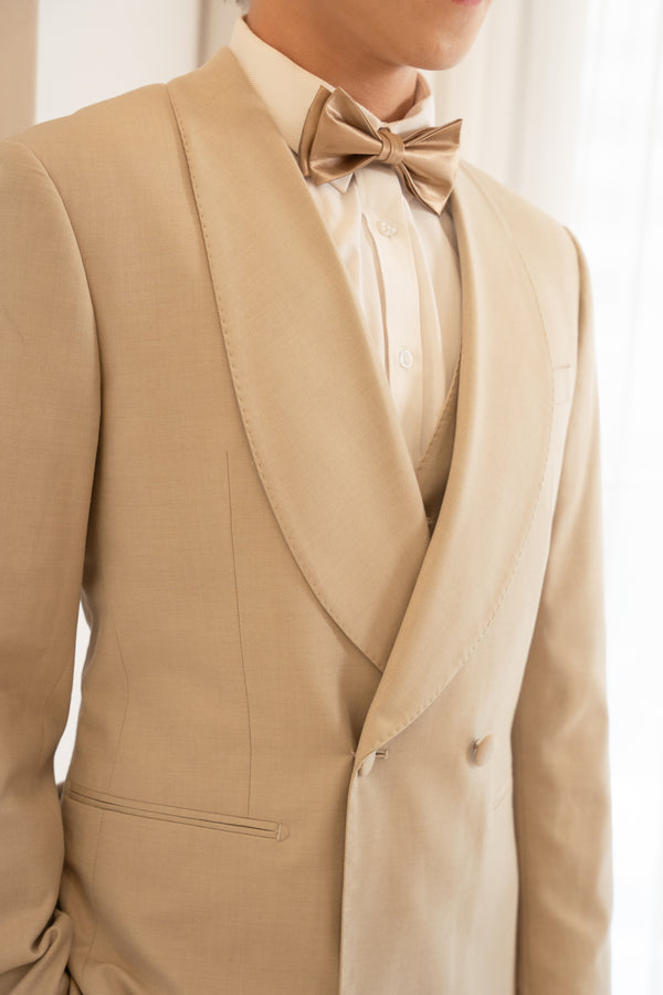 Men Suit Beige