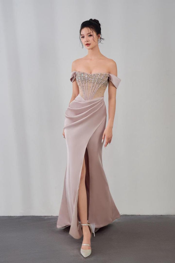VD Corrine Dusty Pink Gown