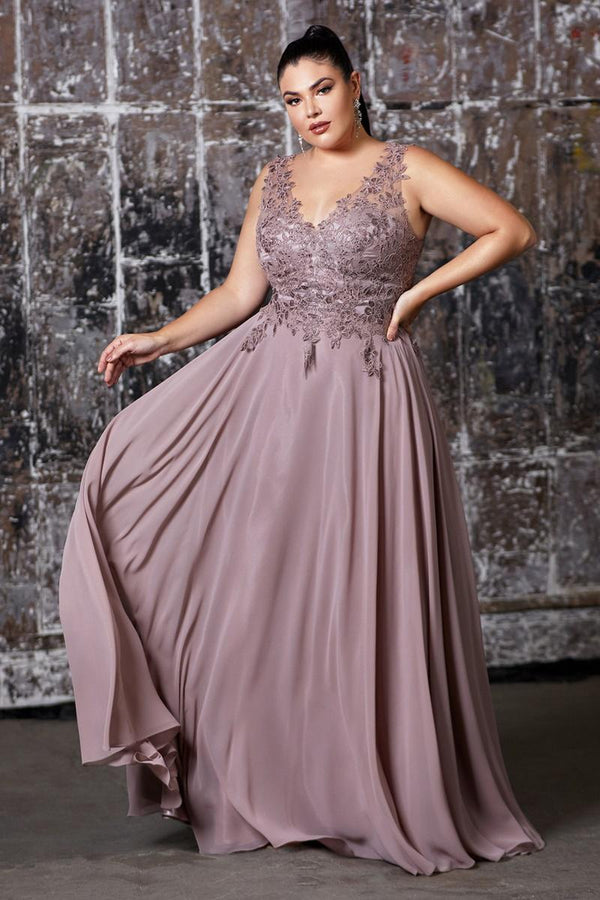 CD Corolla Mauve Gown