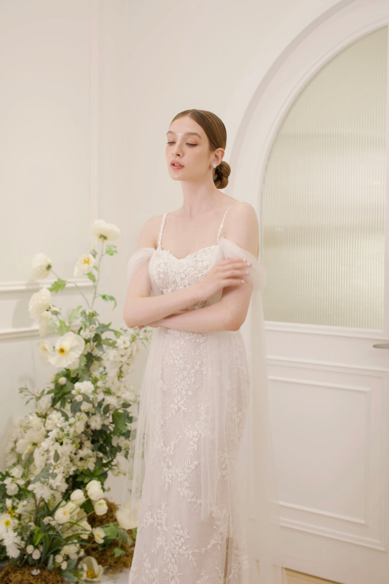 Laney Lace White Gown
