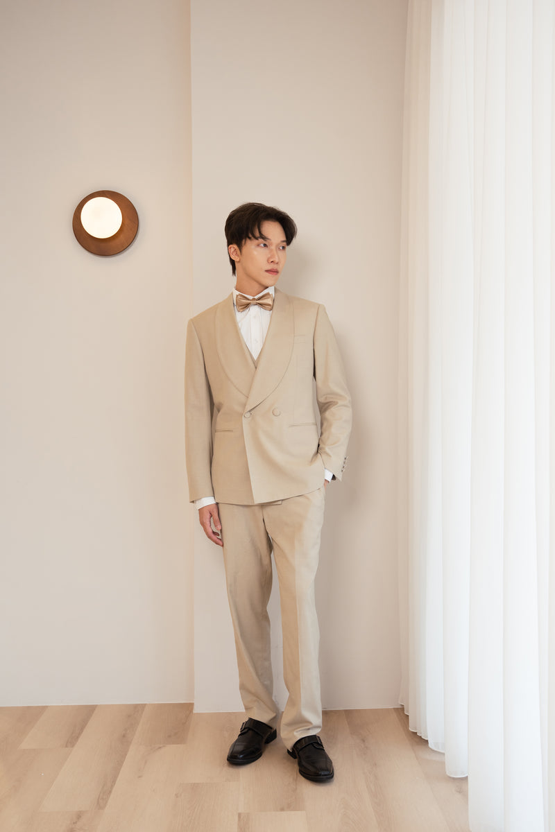 Men Suit Beige