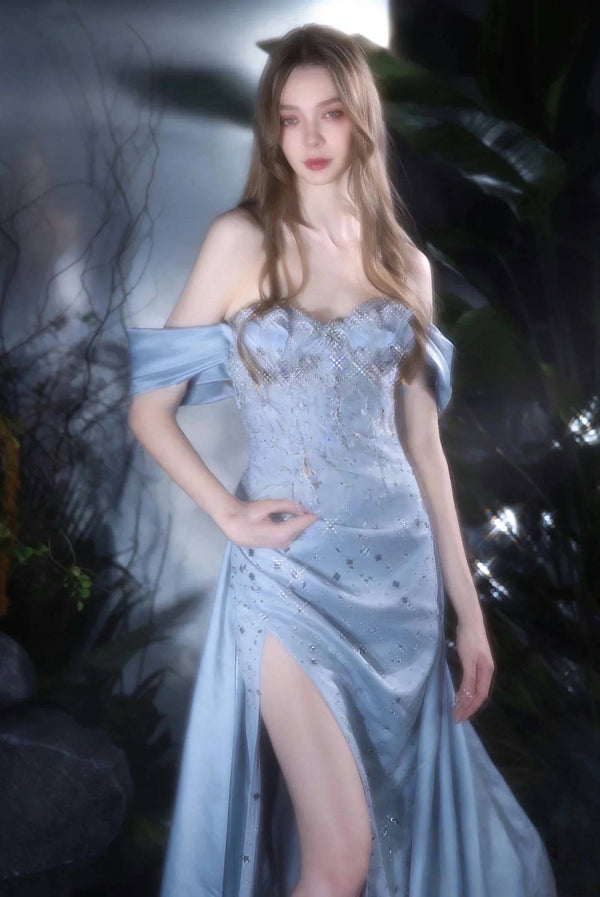 SM Sidney Mirror with Overskirt Gown