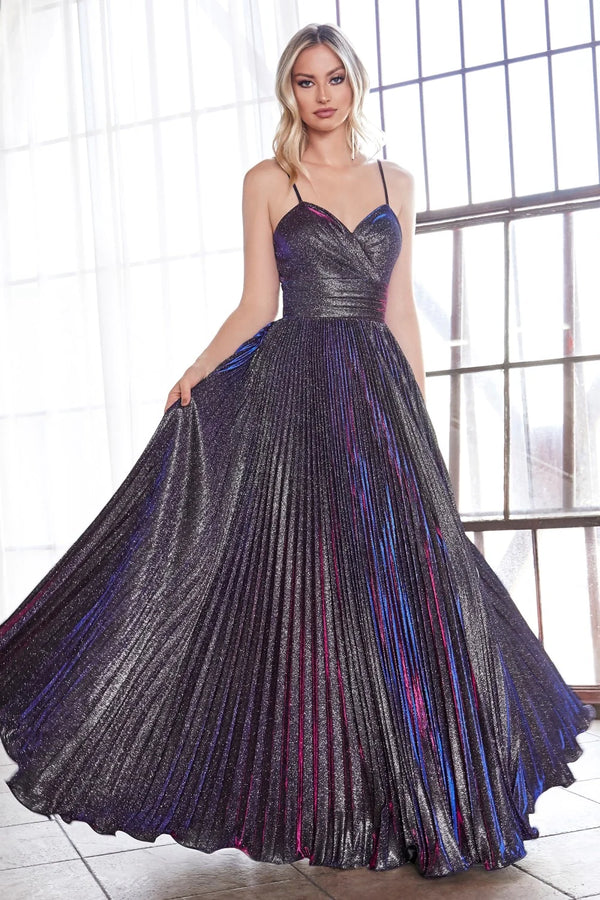 CD Ximena Sweetheart Purple Gown