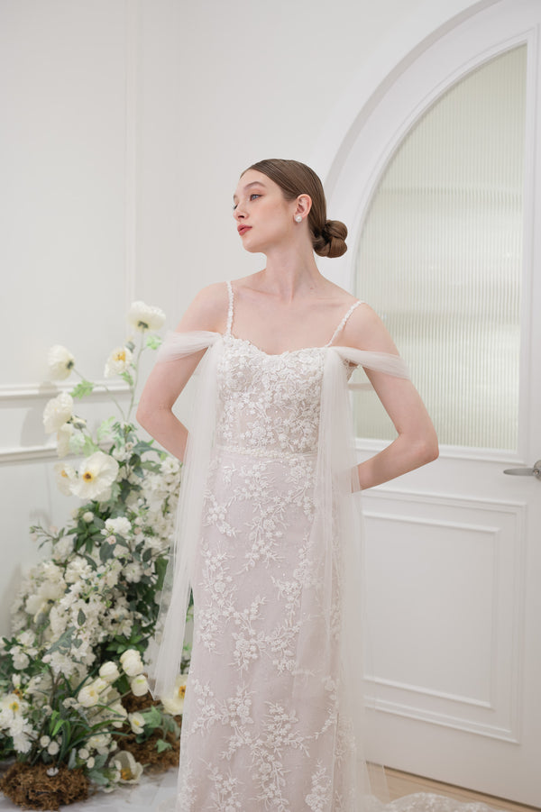 Laney Lace White Gown