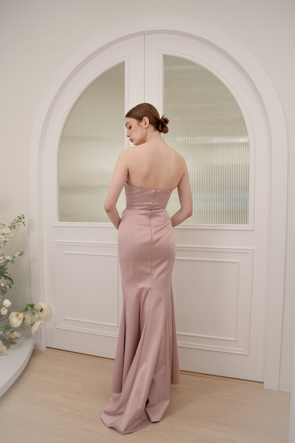 JA Satin Pink Gown