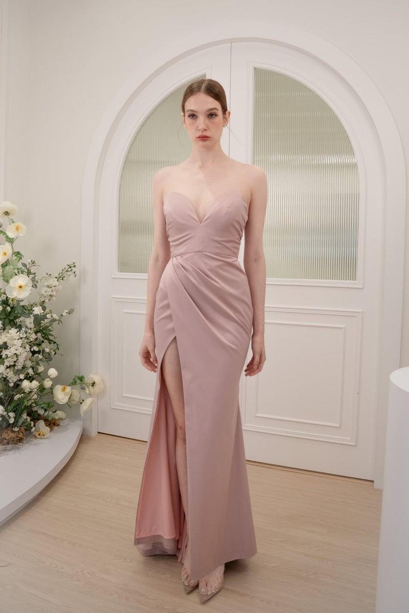 JA Satin Pink Gown