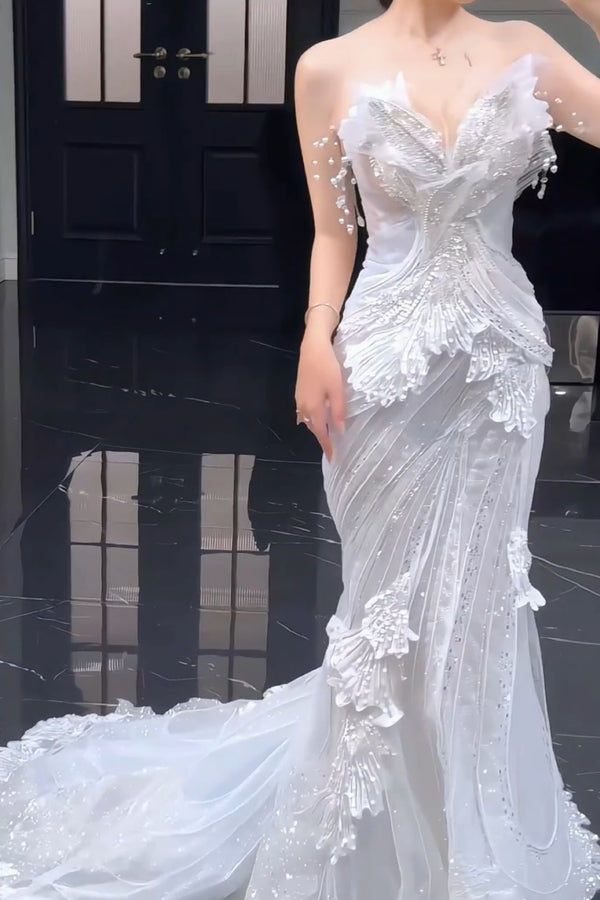 SM Espera Mermaid Blue Gown