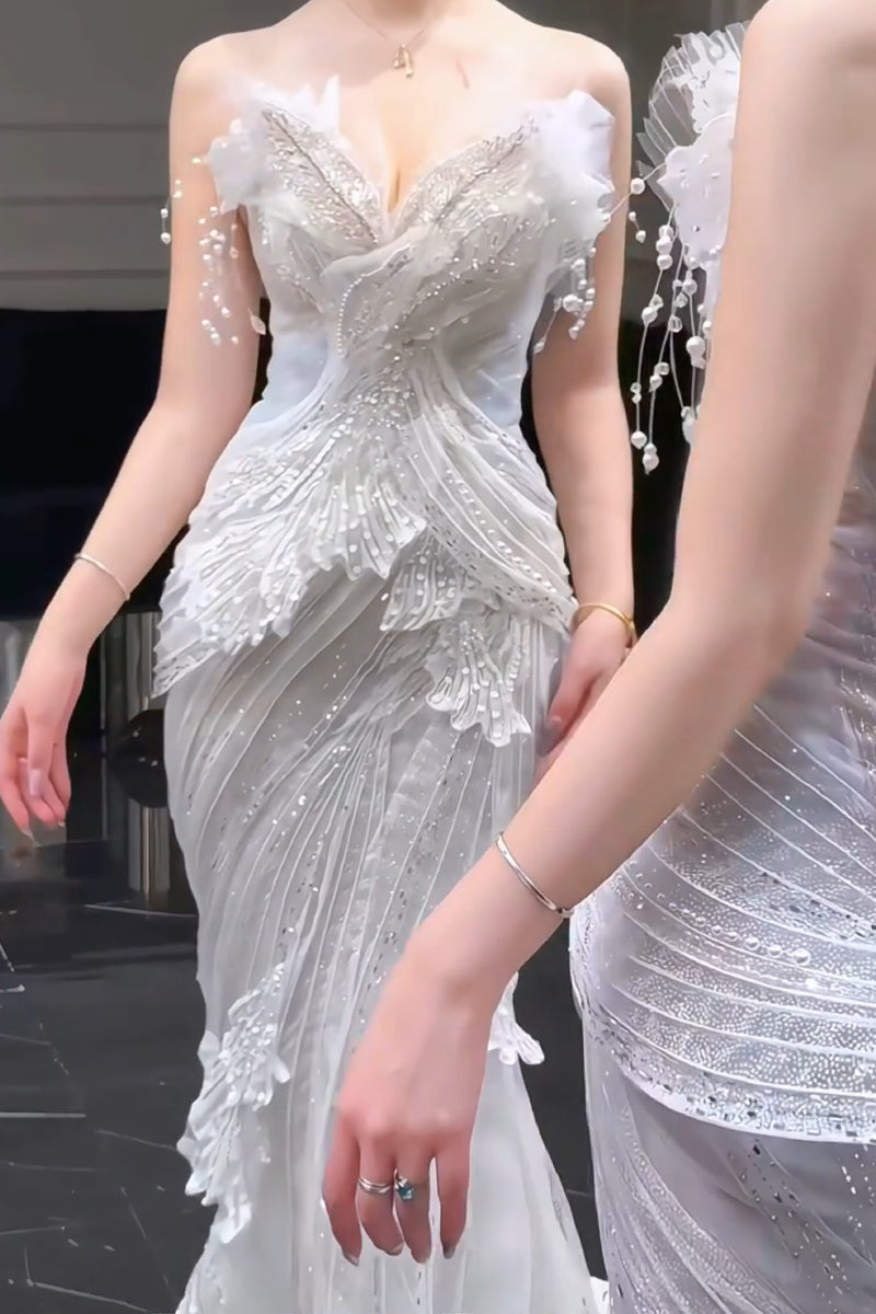 SM Espera Mermaid Blue Gown