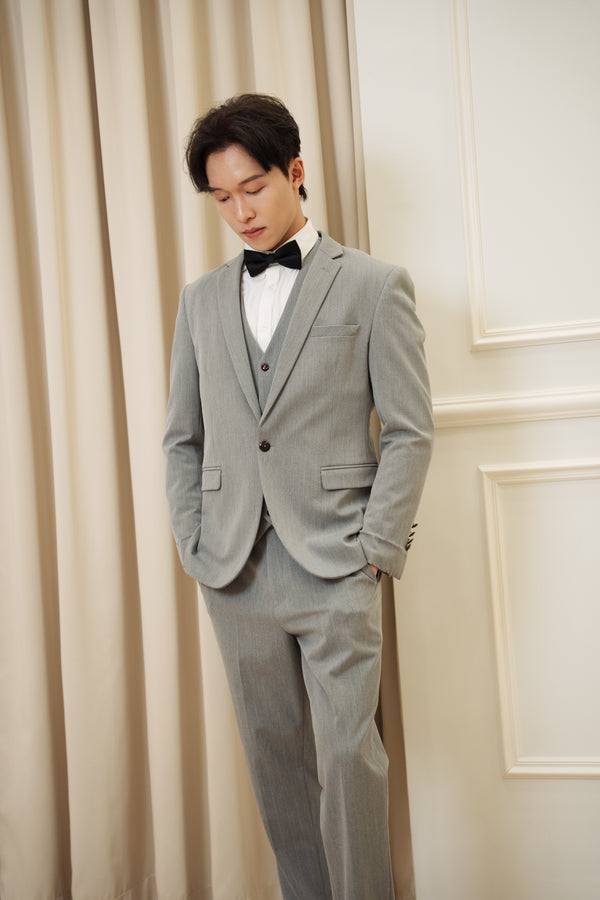 Men Suit Light Grey (A88)