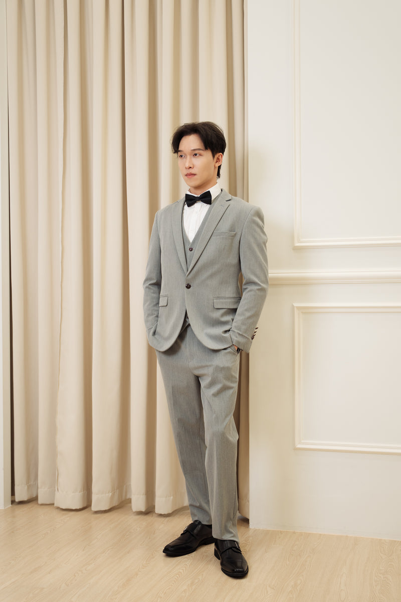 Men Suit Light Grey (A88)