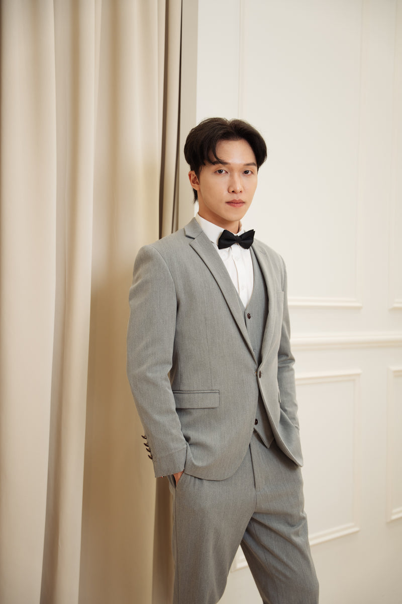 Men Suit Light Grey (A88)