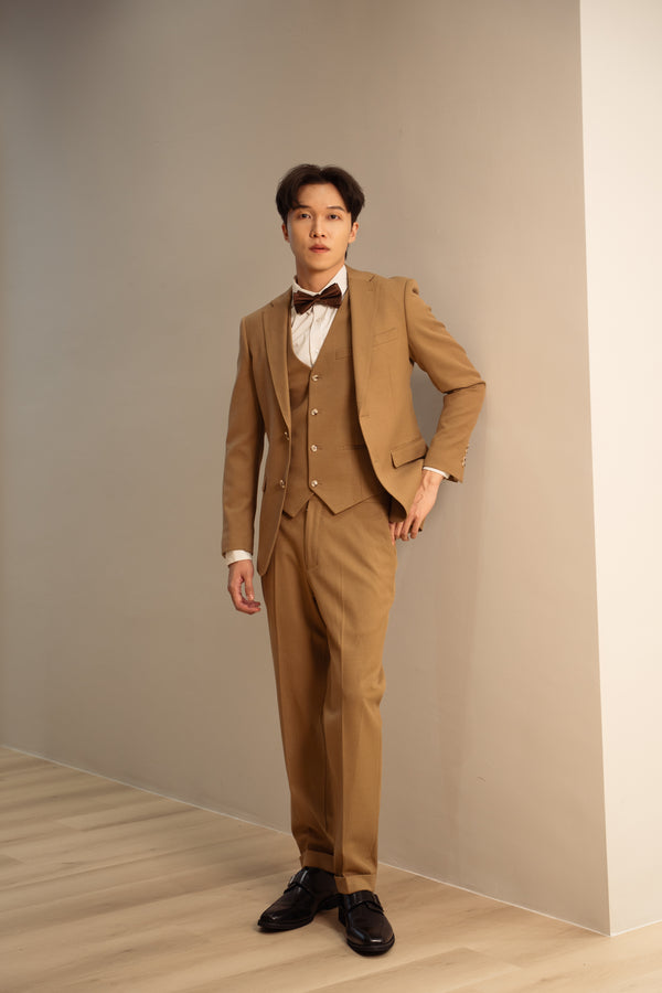 Men Suit Light Brown (XF-20102)