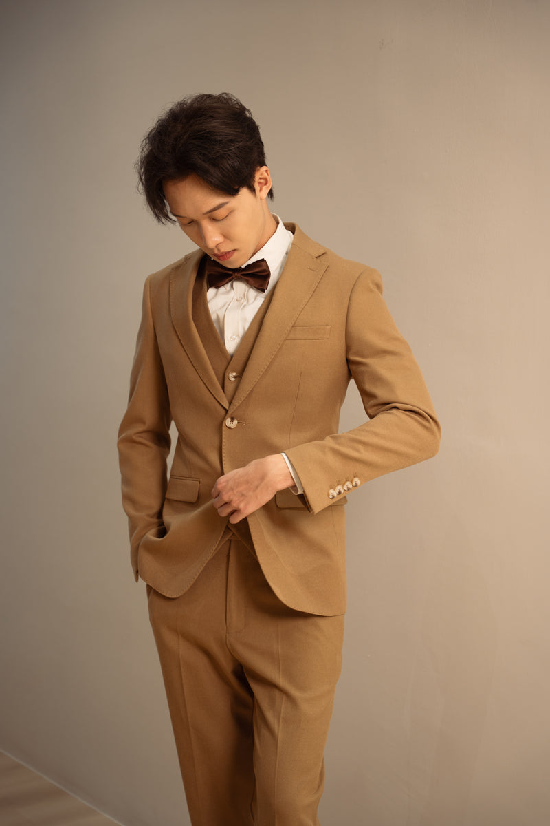Men Suit Light Brown (XF-20102)