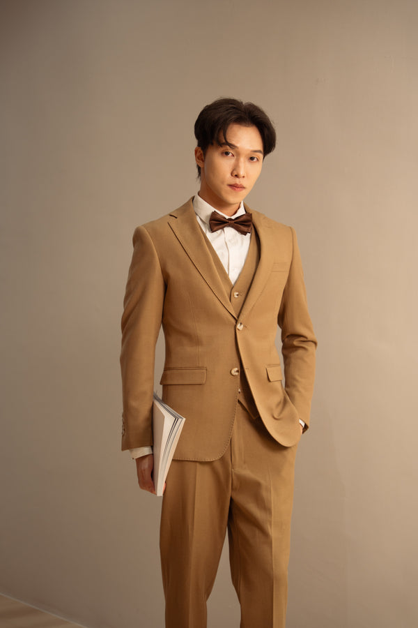 Men Suit Light Brown (XF-20102)