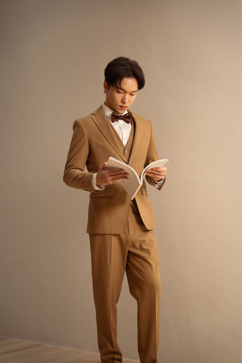 Men Suit Light Brown (XF-20102)