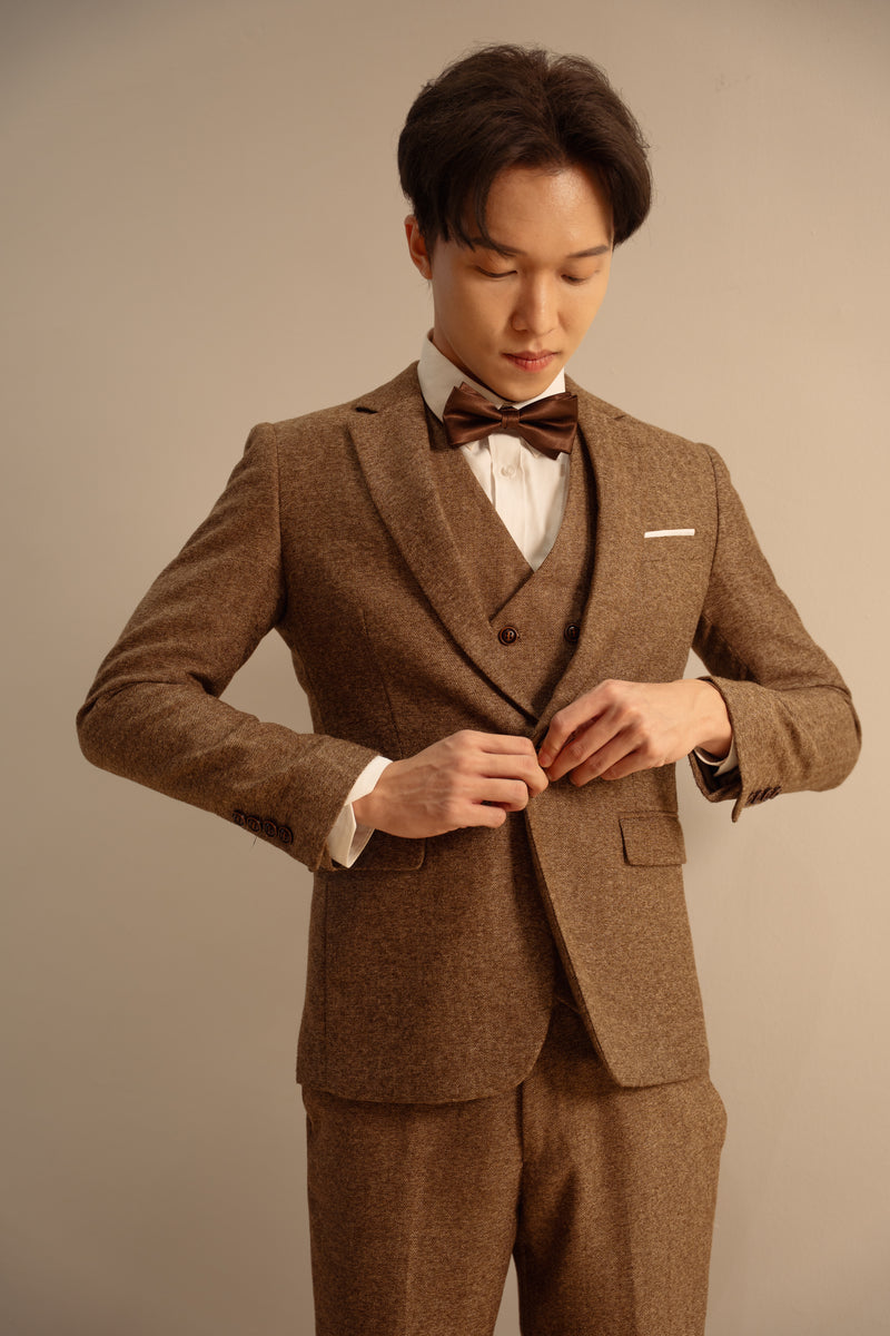 Men Suit Brown (H36)