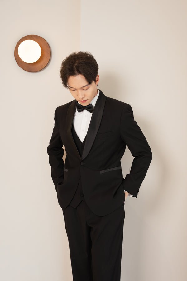 Men Suit Black (3166)