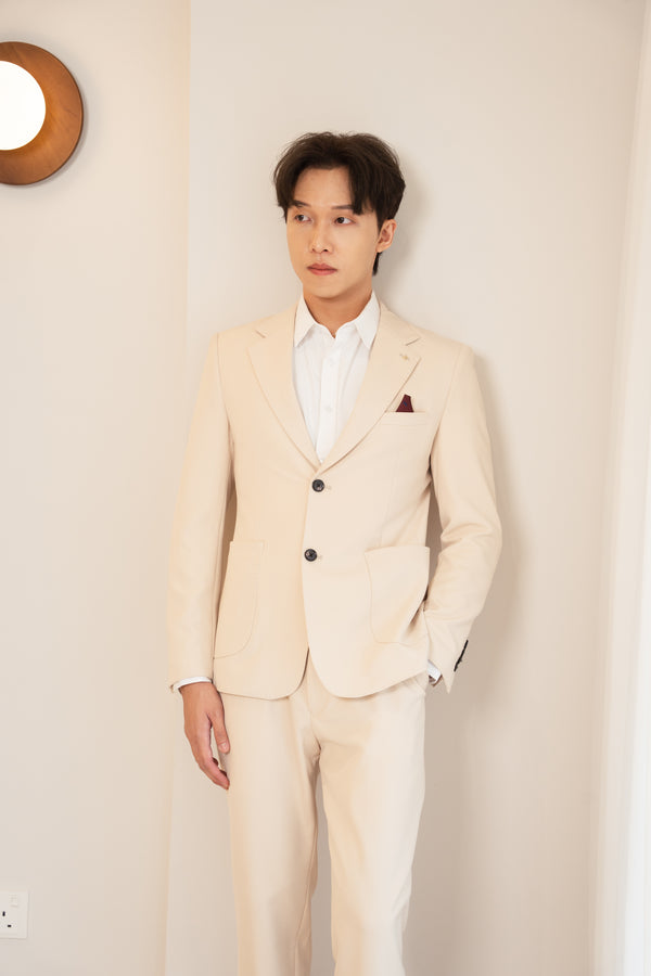 Men Suit Beige (XZ224)