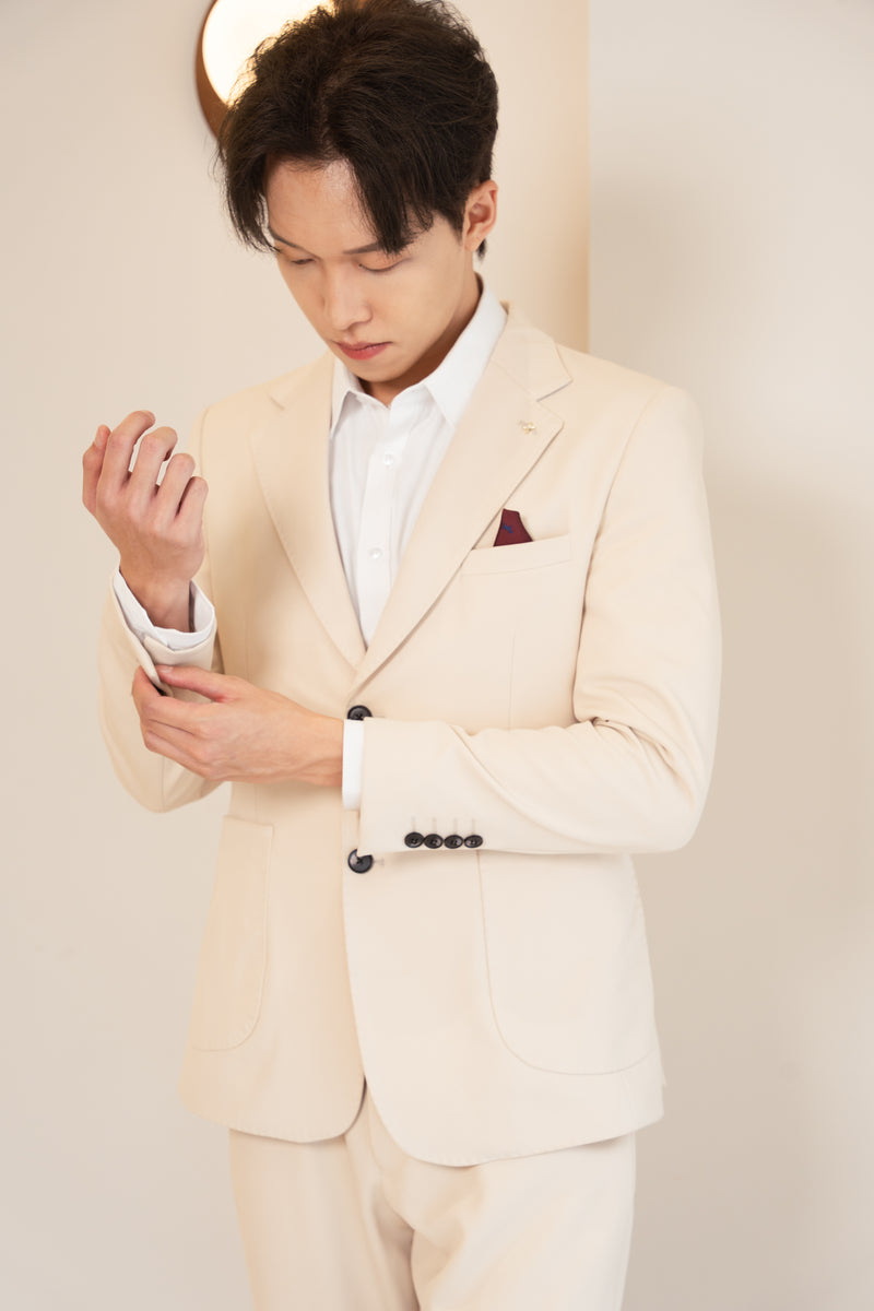 Men Suit Beige (XZ224)