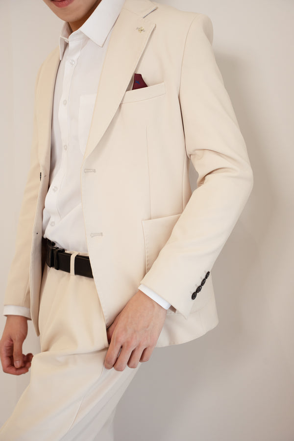 Men Suit Beige (XZ224)