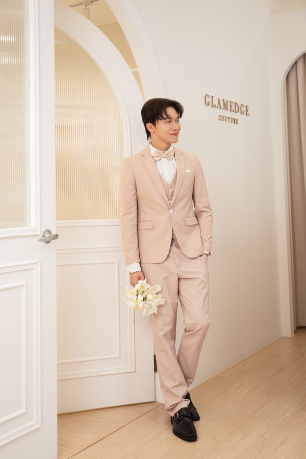 Men Suit Dusty Pink (K711)
