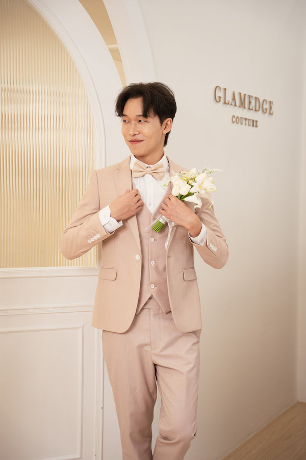 Men Suit Dusty Pink (K711)