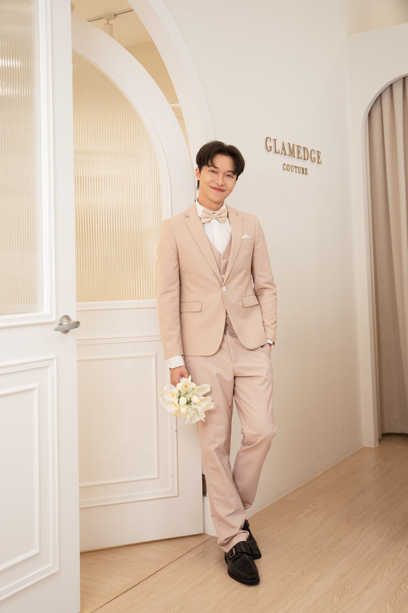 Men Suit Dusty Pink (K711)