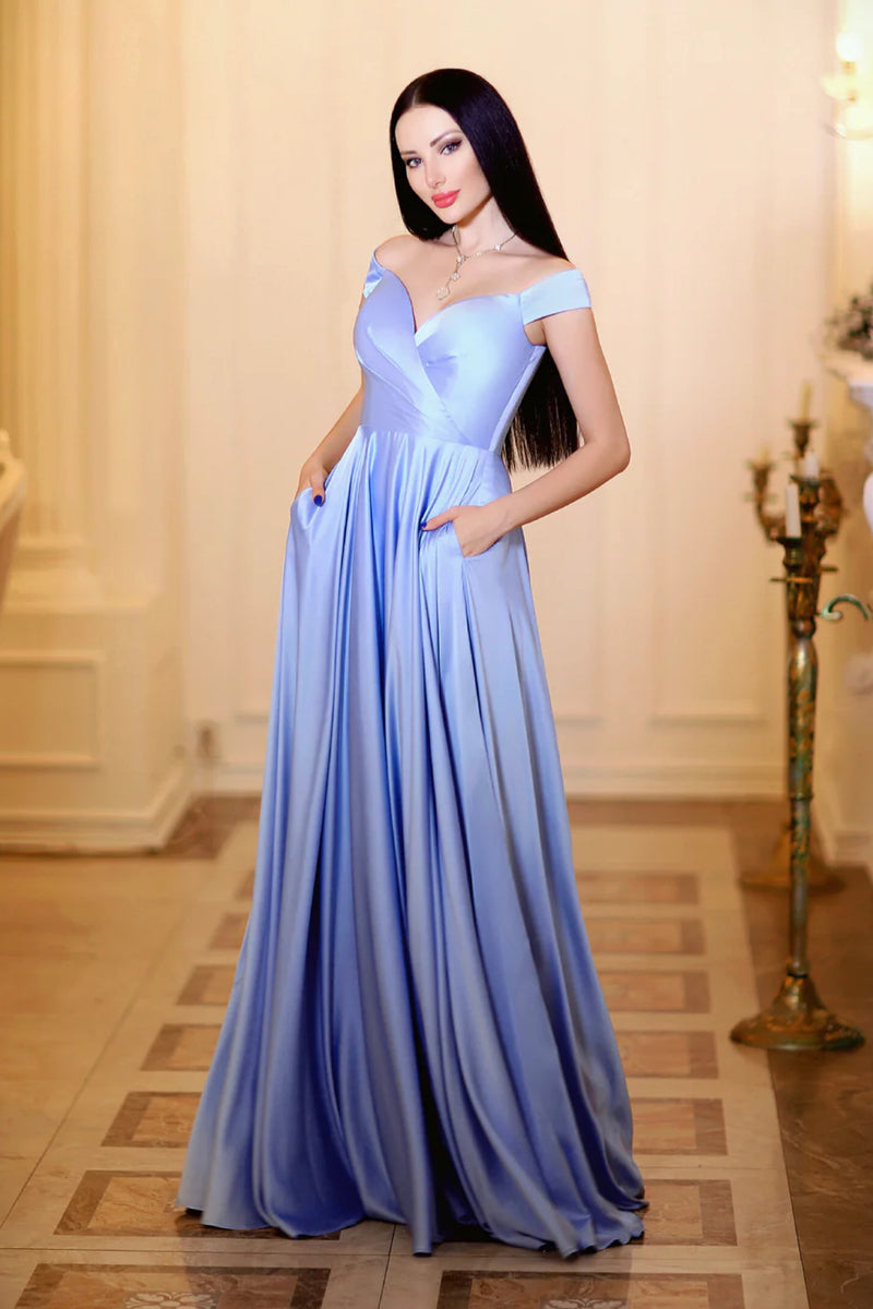 JA Jory Powder Blue Gown