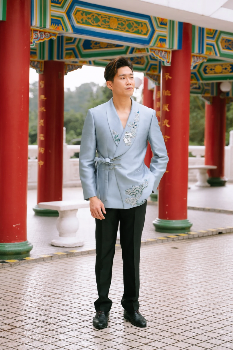 JB Oriental Blues Men Coat (T253)