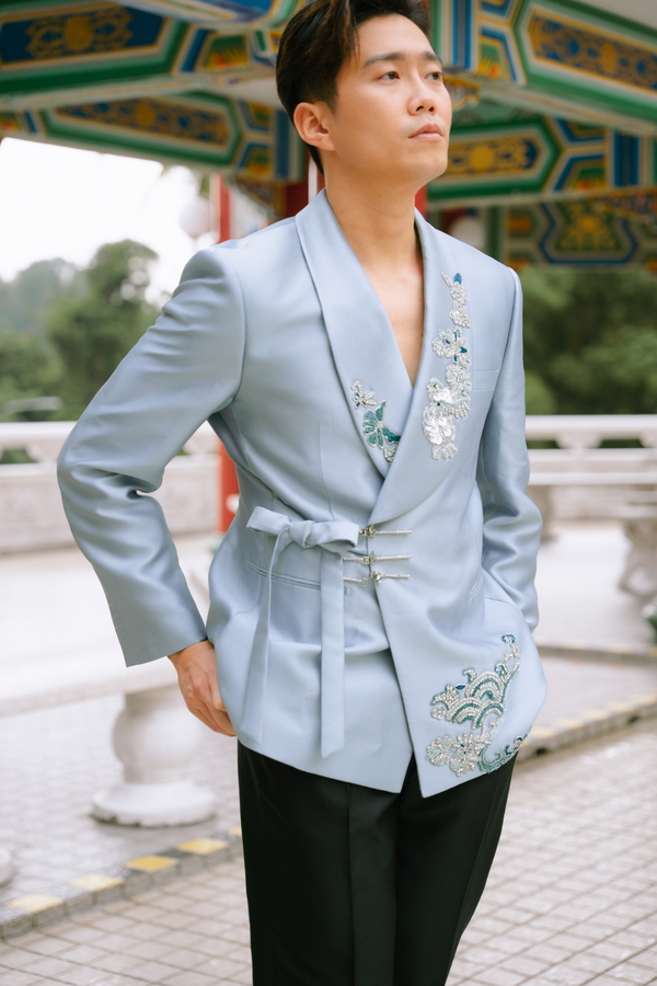 JB Oriental Blues Men Coat (T253)