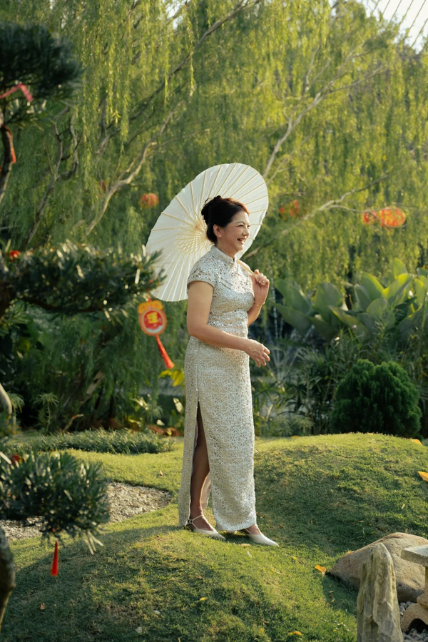 Silver Cheongsam