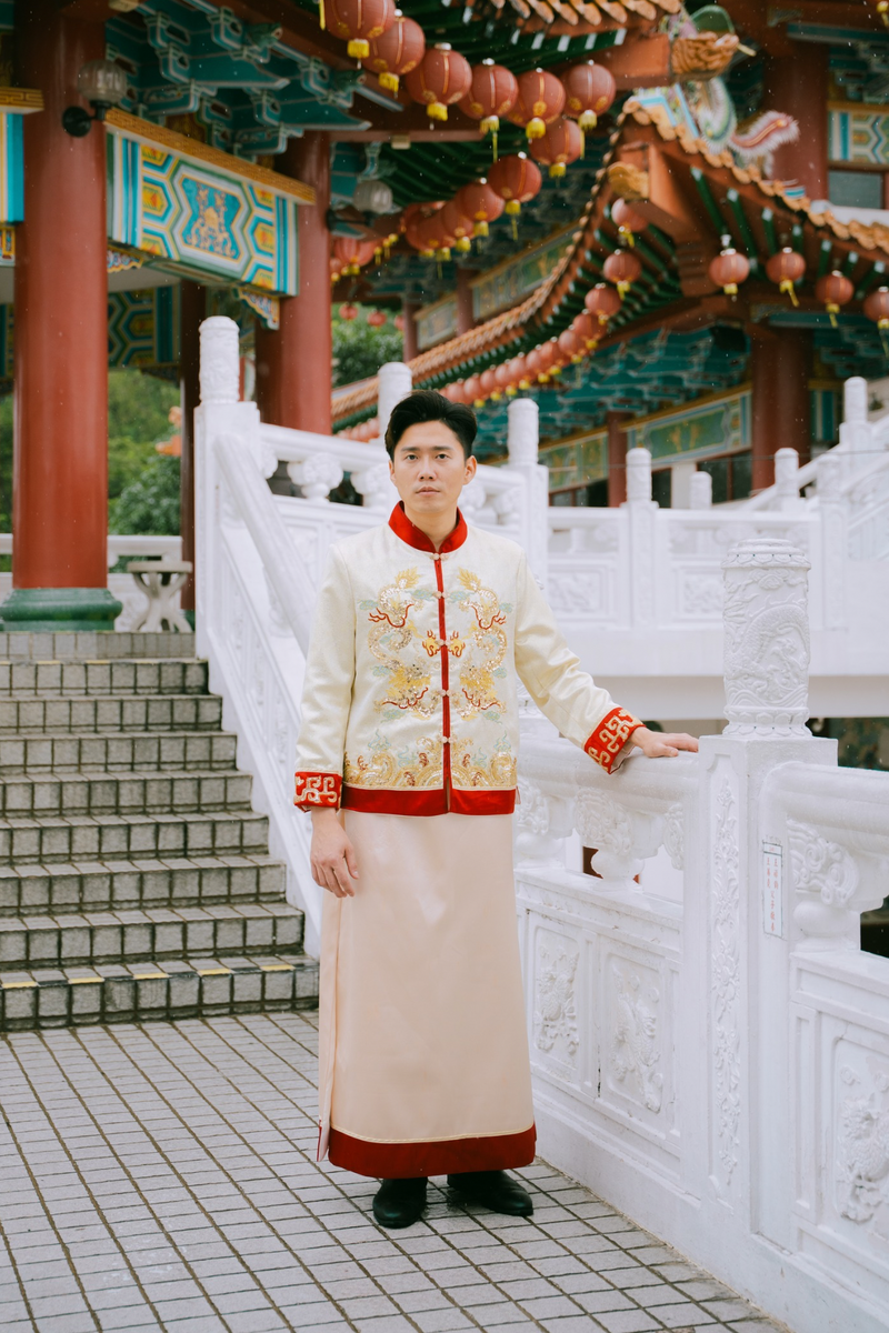 Kua Gold Red Men Set