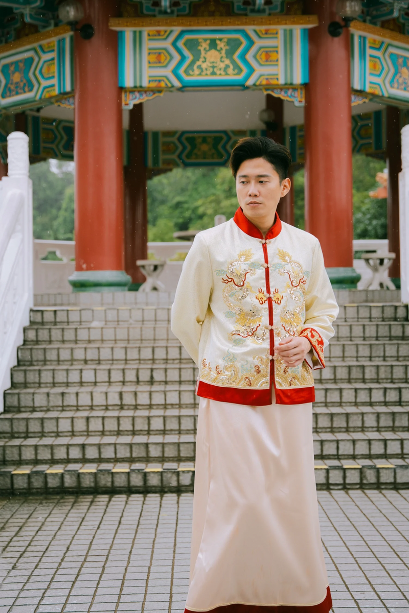 Kua Gold Red Men Set
