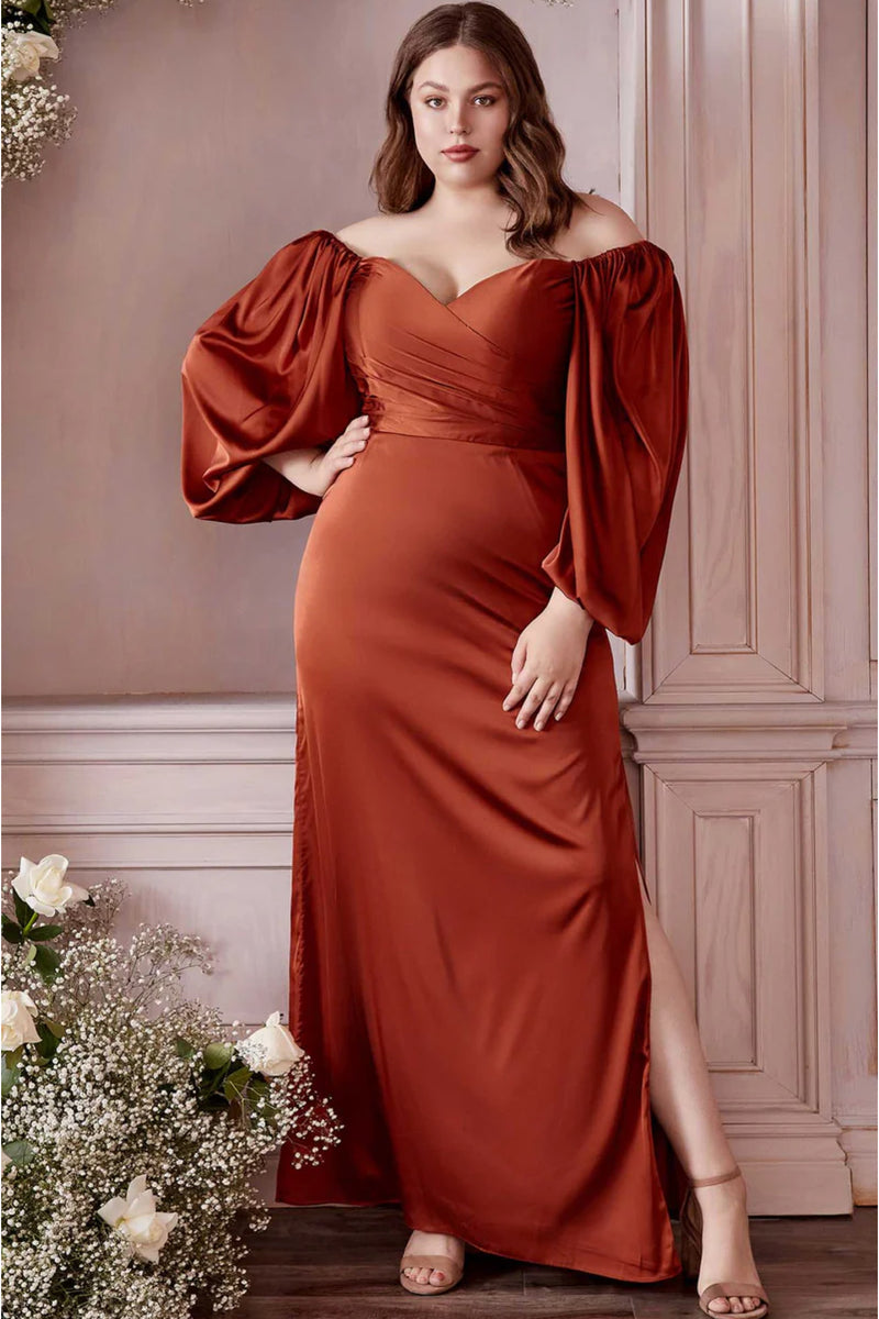 sienna cap sleeve long dress Sienna Long Sleeve Maxi Dress - Chocolate