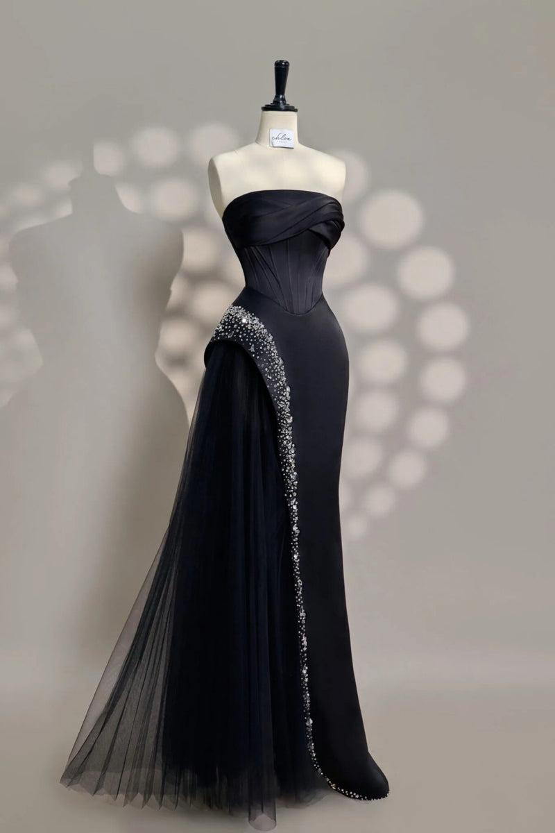 VD C Beren Diamond Black Gown