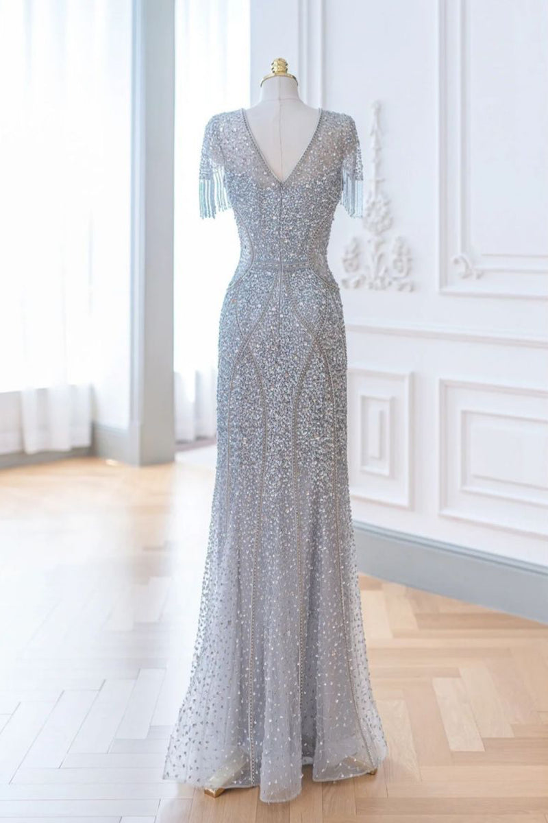 Cleona Silver Gown