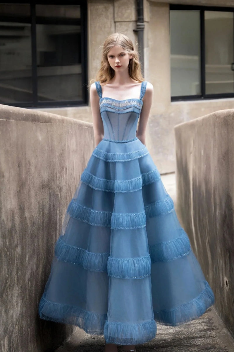 LP Luna Midi Blue Gown