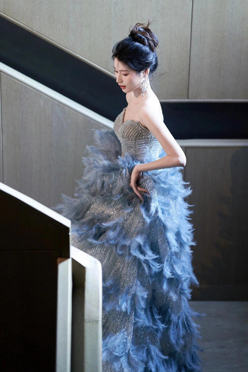 jimmie metal feather dress in silver Jimmie Metal Feather Dress In Silver Mew Mews