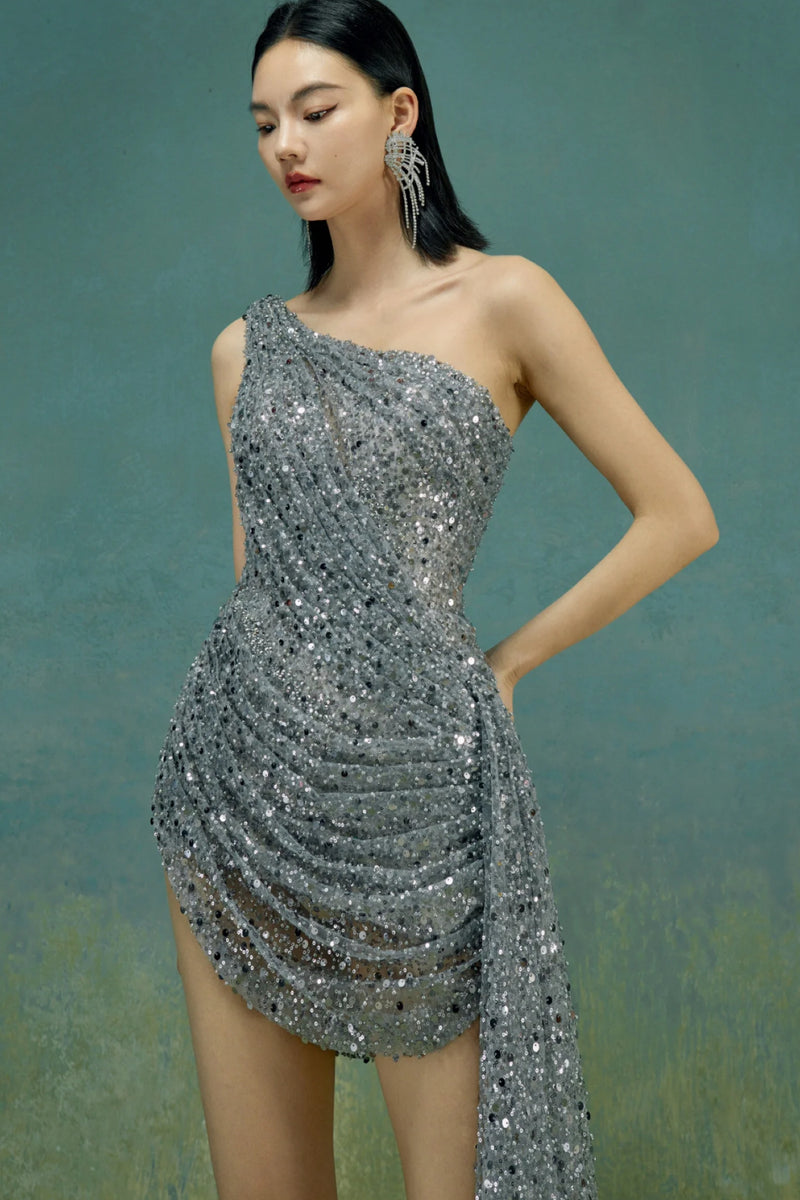 SC Polaxy Galaxy Navy Glitter Gown