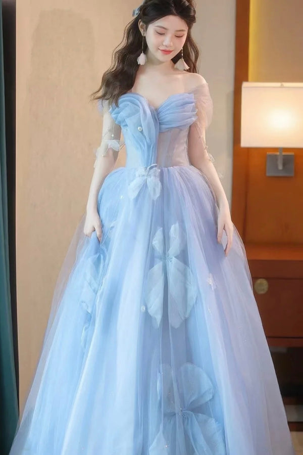 Myrtle Butterfly Blue Gown