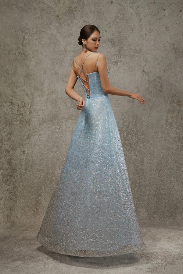 SC Alarice Blue Mermaid Gown