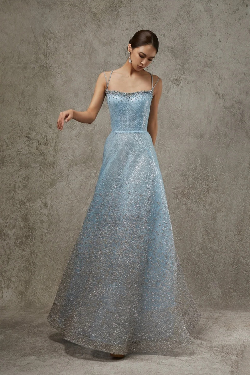 SC Alarice Blue Mermaid Gown