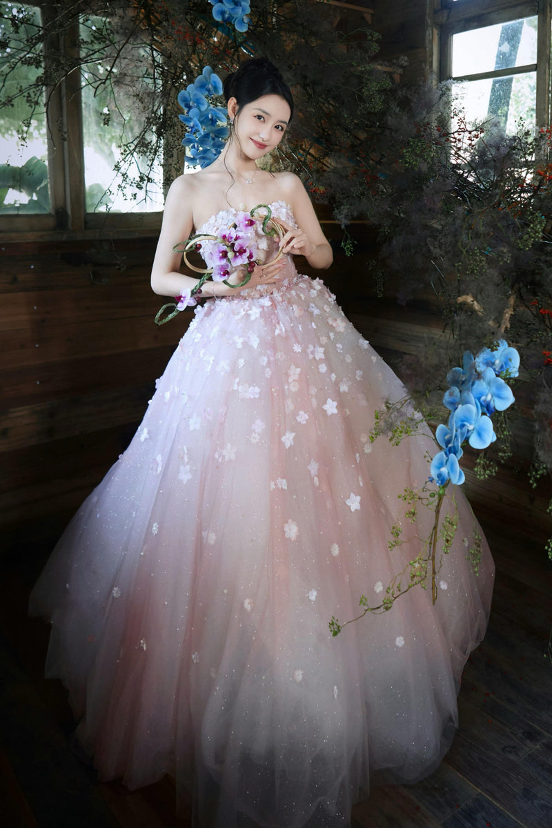SC Rozelle Blossom Pink Floral Gown