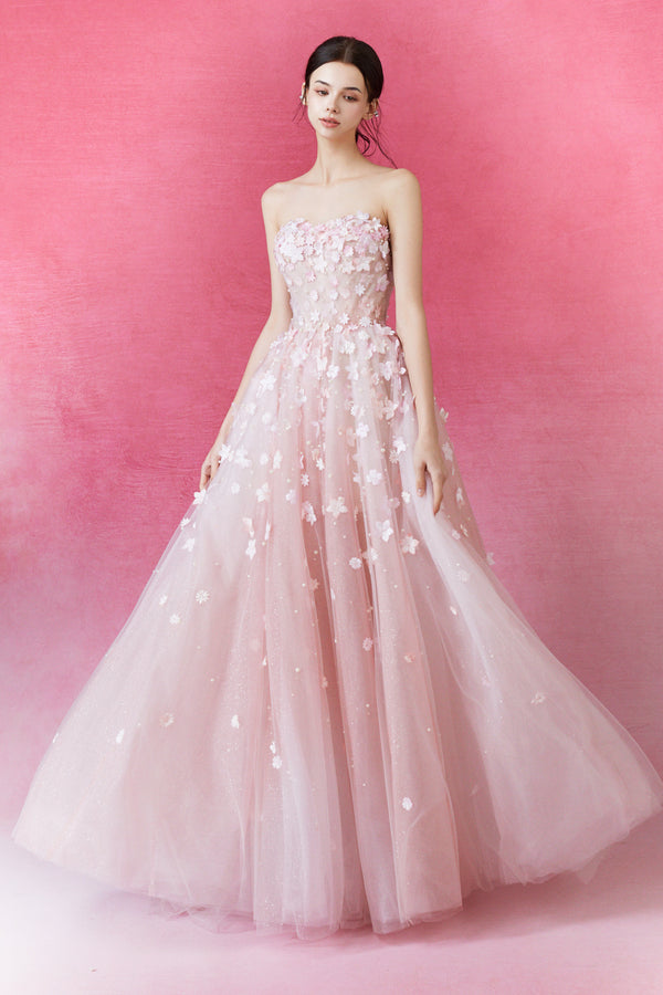 SC Rozelle Blossom Pink Floral Gown