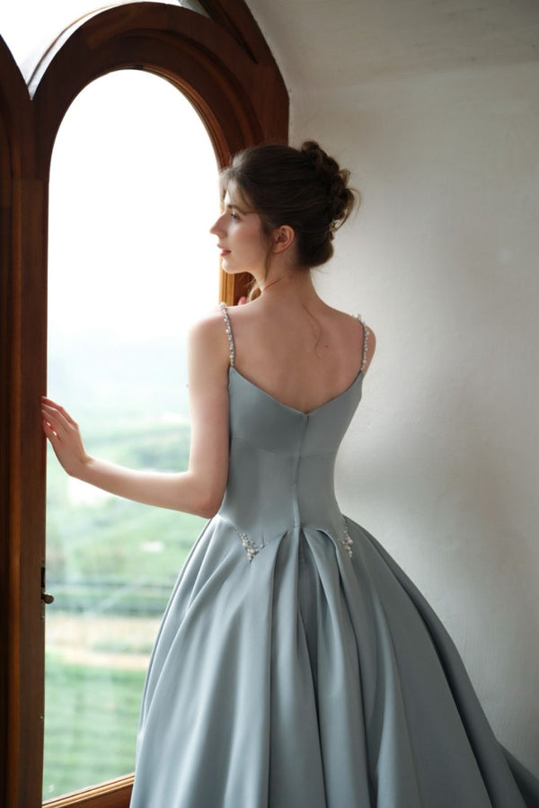 LP Yannis Ribbon Blue Ballgown