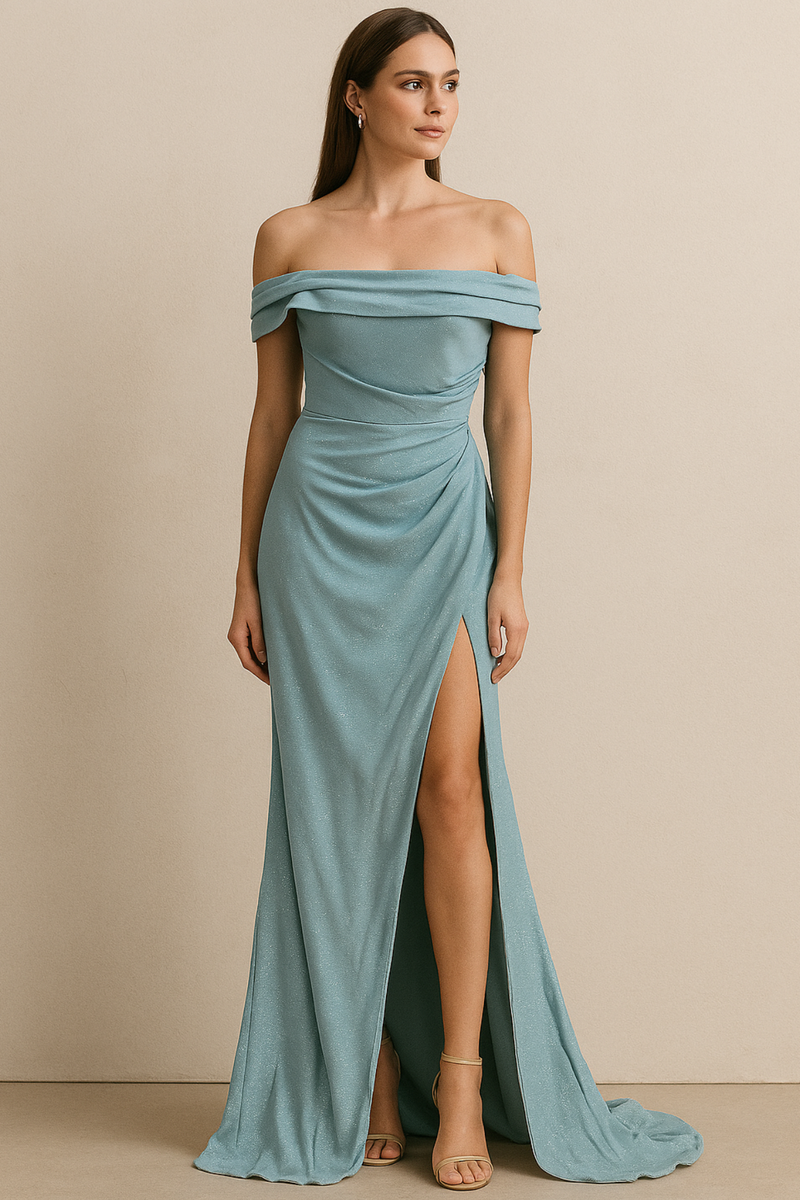 Arya Stardust Baby Blue Gown