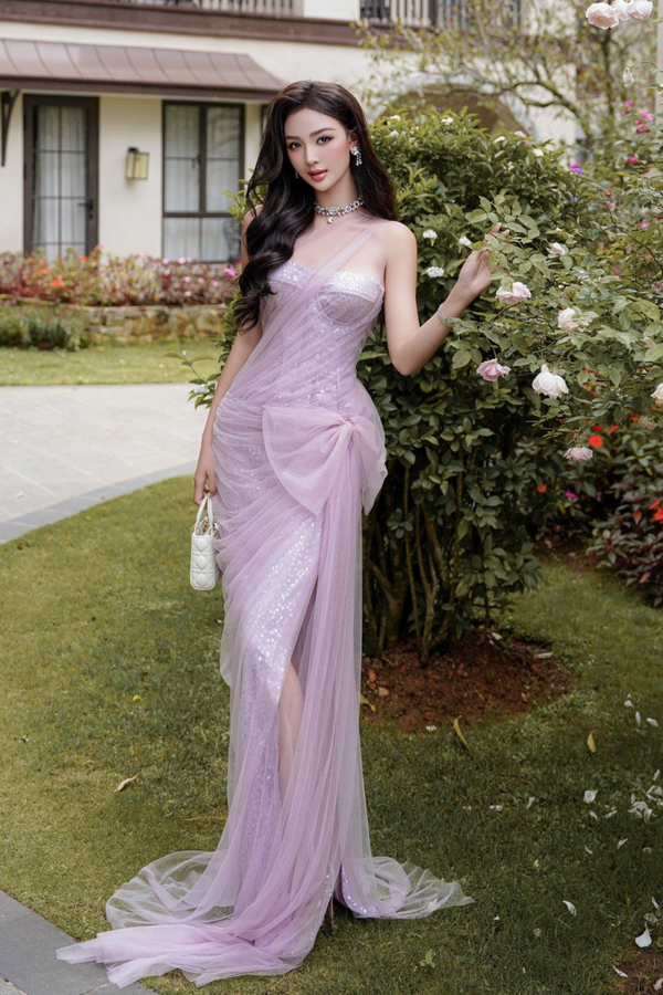 VD CMT Luminelle Purple Dress
