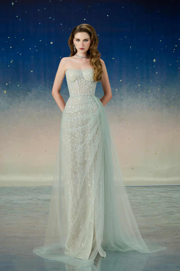 VD CMT Lyrixa Mint Green Dress