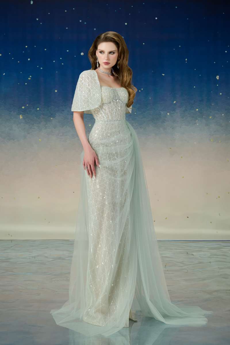 VD CMT Lyrixa Mint Green Dress