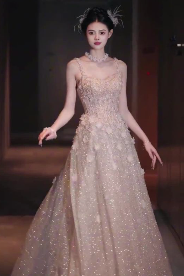 LH Honora Floral Pink Gown